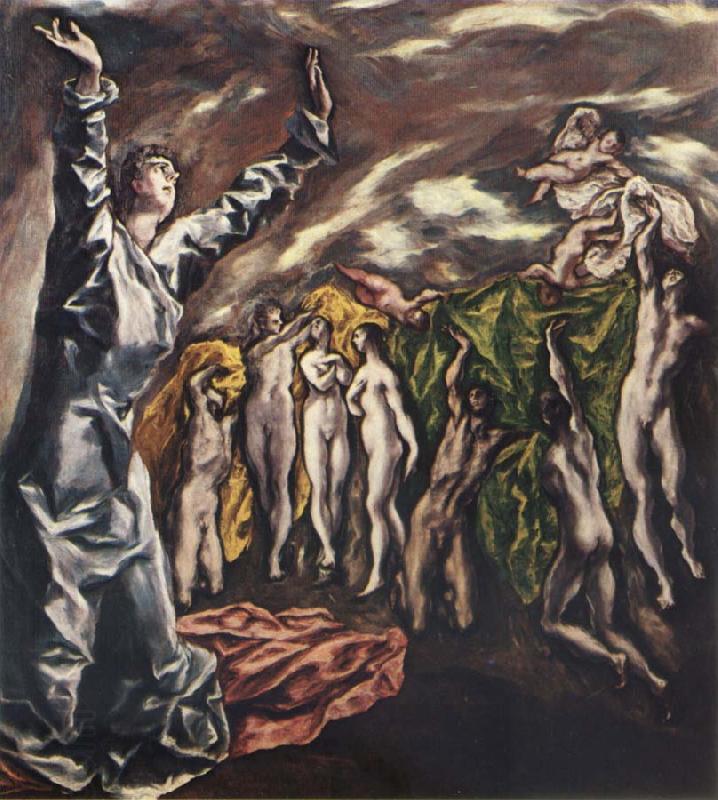 El Greco The Vision of St.John China oil painting art